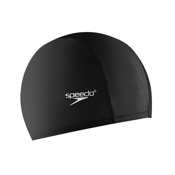 Speedo LYCRA® Adult Swim Cap, Speedo Black