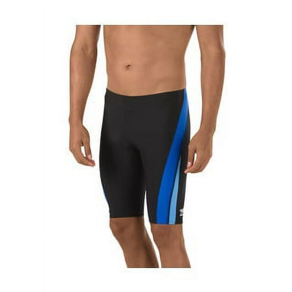 Speedo Launch Splice Jammer Black/Blue Size 22