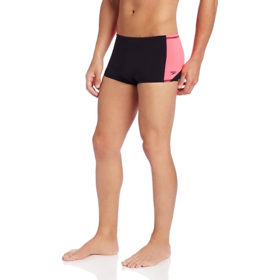 Speedo Men's Color Block Endurance Drag Brief Swimsuit Shorts 8051420