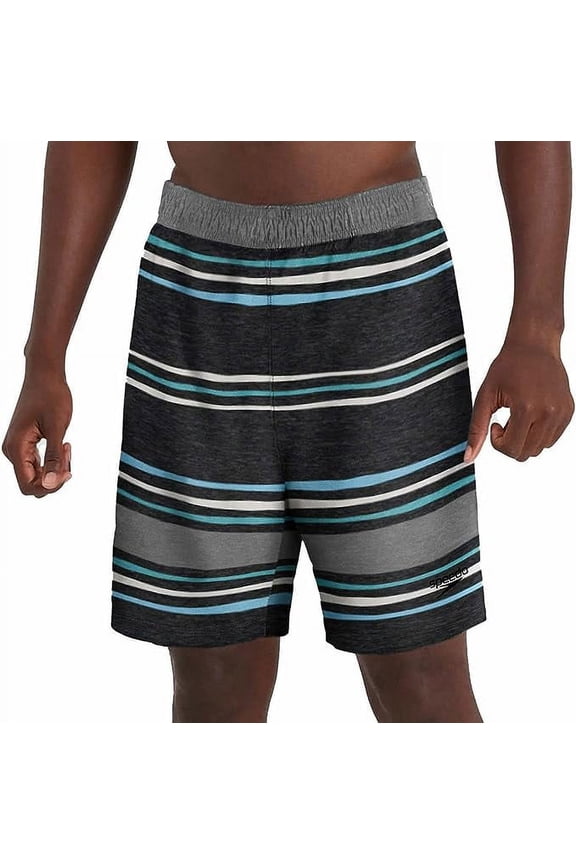 Mens Hydro Volley Swim Shorts (Grey, Large)