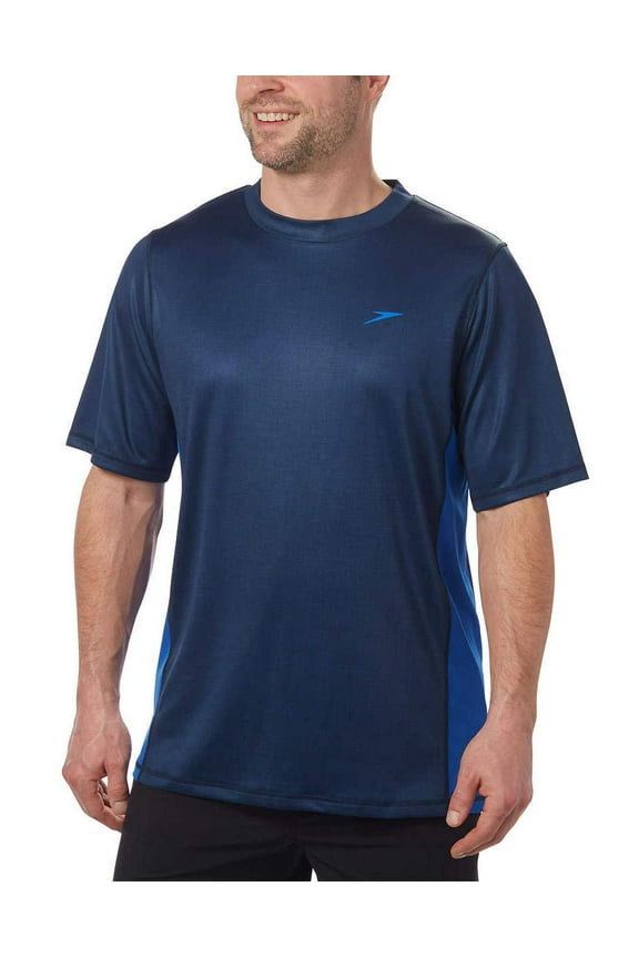 Men's Longview Short Sleeve Swim Tee New Navy, Small