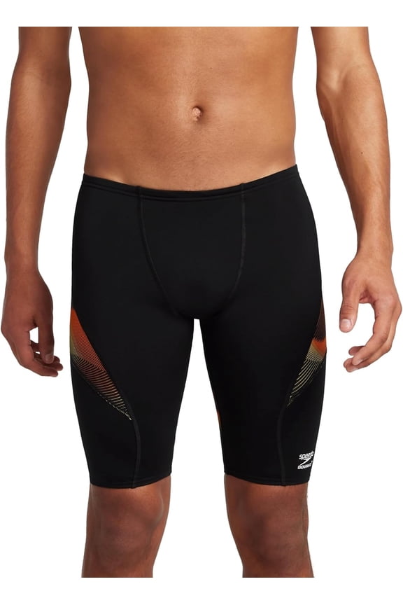 Men's Precision Jammer Swimsuit Team Black/White Size 36