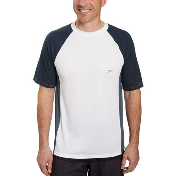 Speedo Men's UPF 50 Short Sleeve Rashguard Swim Tee
