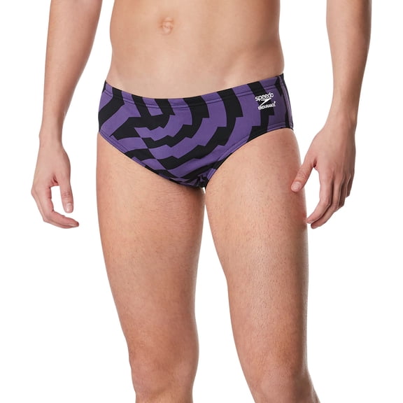 Speedo Men's Vortex Maze Brief (Speedo Purple, 24)