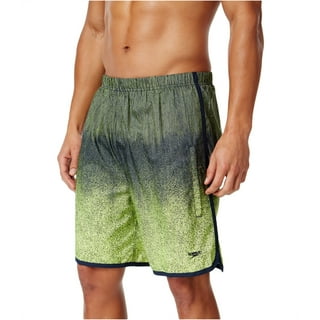 Men's Speedo 805016 Endurance Square Leg Swim Trunk (Speedo Black 36 Waist)  