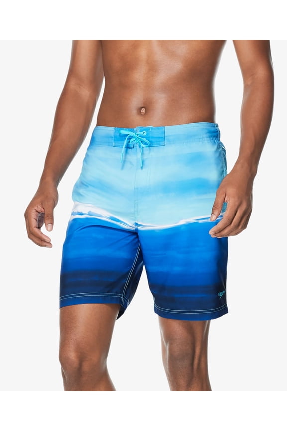 Mens Down Drift Bondi Two Way Stretch Upf 50 Plus Ombre Tie Dyed 20Inch Board Shorts