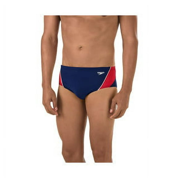 Speedo Mens Endurance Launch Splice Brief Swimsuit