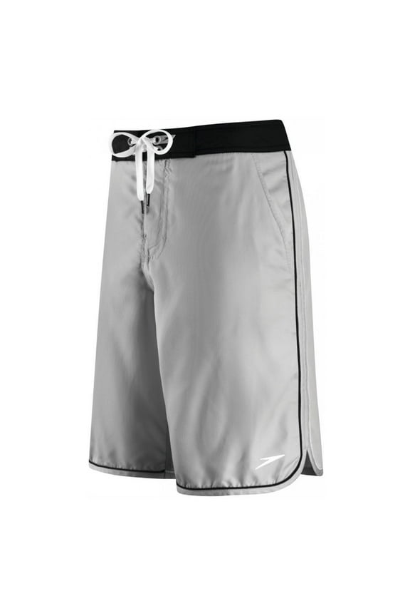 Mens Gray Riptide Board Shorts Swim Trunks 32