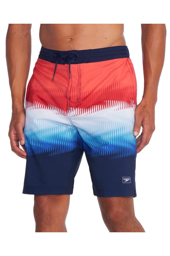 Mens Regular fit Swim Trunks Swimwear XL Blue White Red