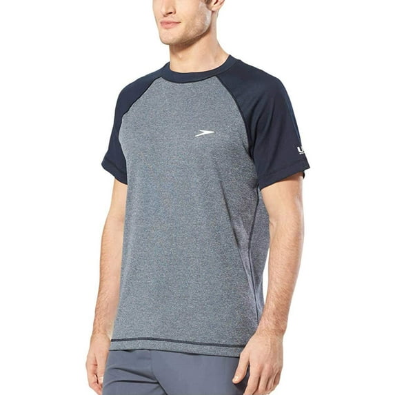 Speedo Mens Sun Protection Tee L, Blue