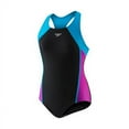 thumbnail image 1 of Speedo Mesh Splice Girls Swimsuit, 1 of 2