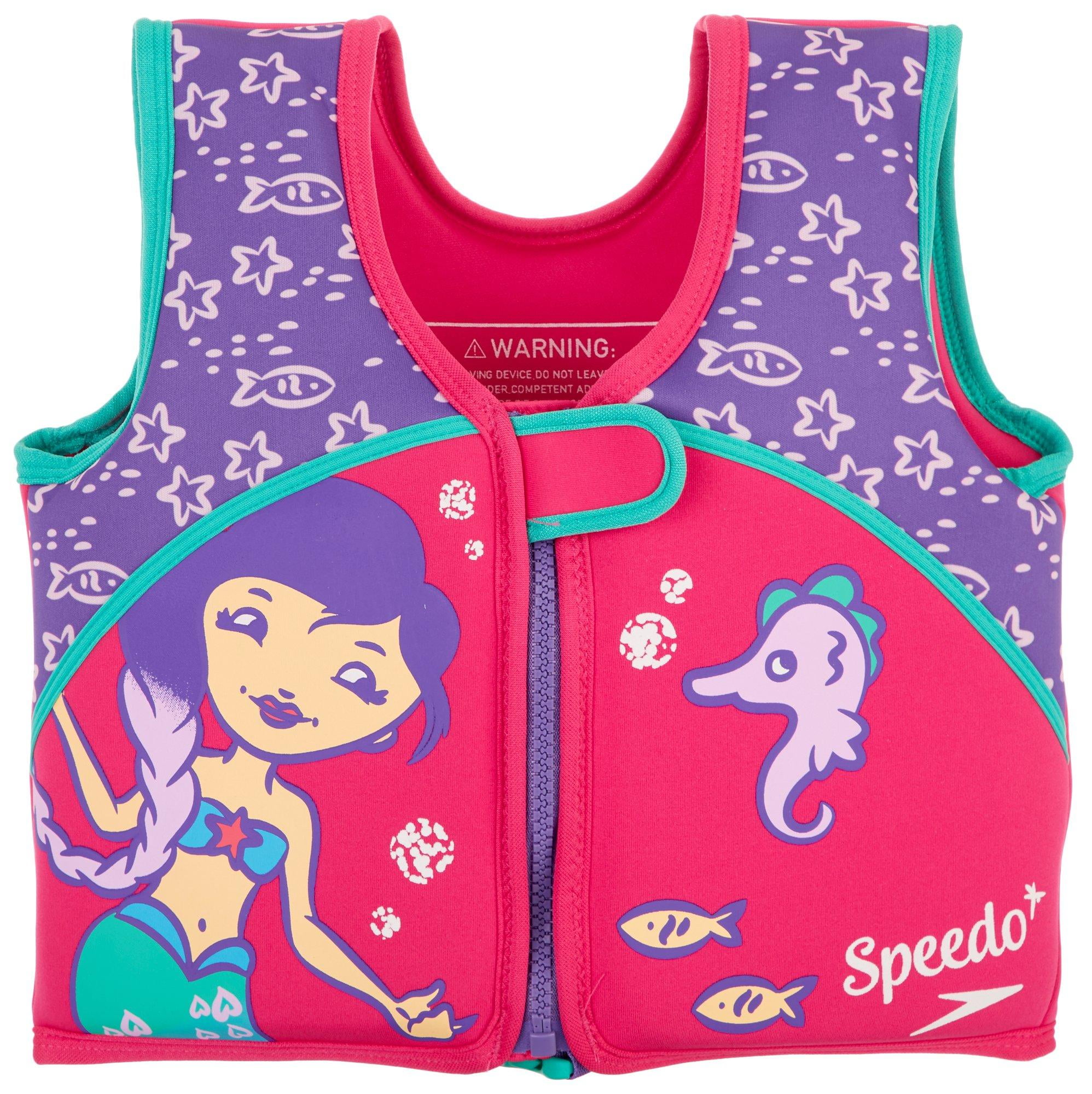Speedo Neoprene Swim Vest, Red
