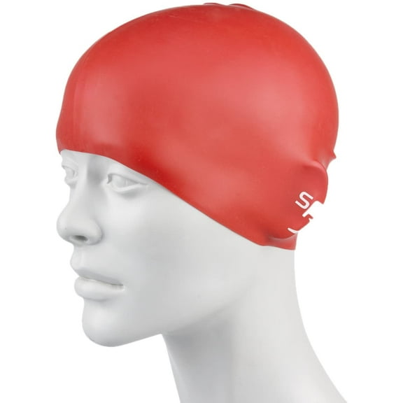 Speedo Plain Moulded Silicone Swim Cap for Juniors