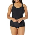 thumbnail image 1 of Speedo Racerback Solid Authentic Nylon One Piece Swimsuit, (Women's), 1 of 10