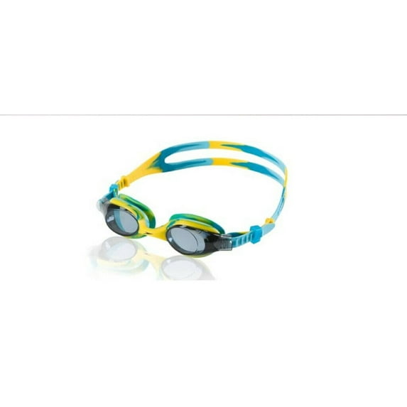 Speedo Scuba Swim Goggles Tie Dye Goggles Yellow and Blue