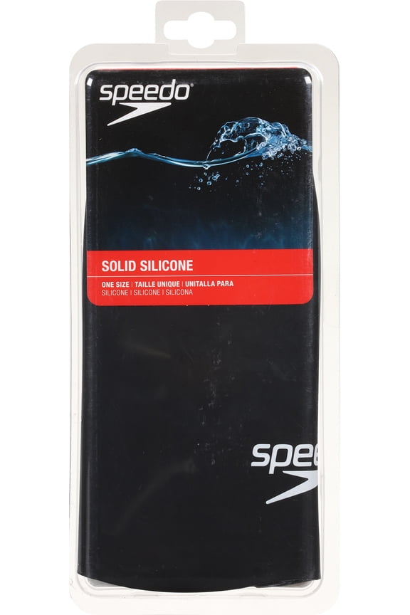 Silicone Swim Cap - Black