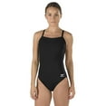 thumbnail image 1 of Speedo Women's Swimsuit One Piece Endurance+ Flyback Black Size 28, 1 of 2