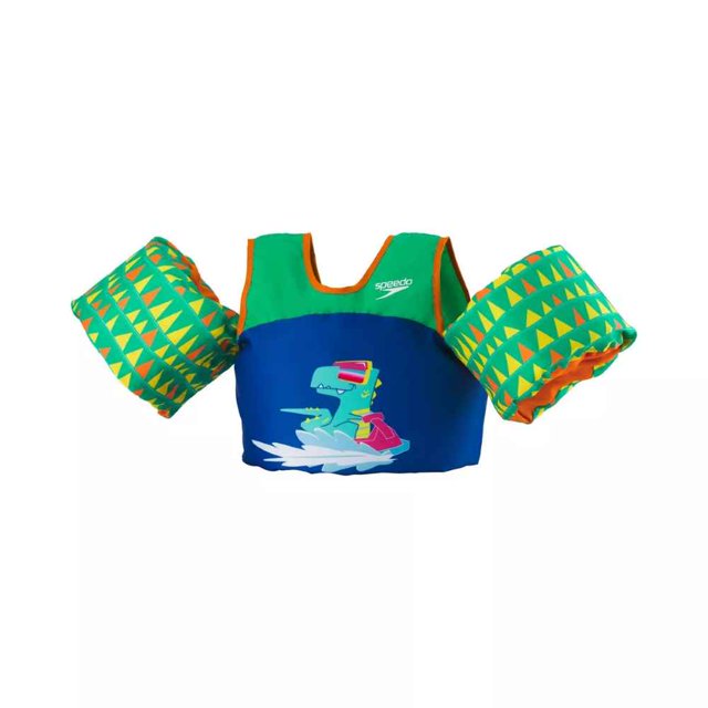 Speedo Splash Jammer Life Jacket Vest Blue Dino