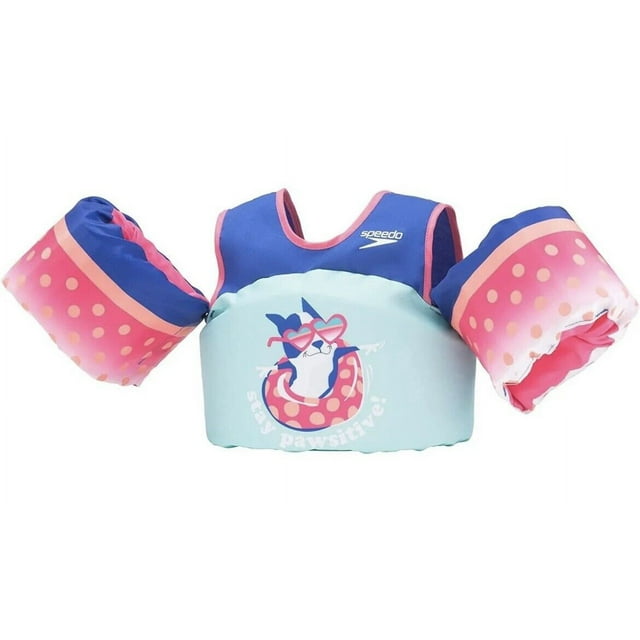 Speedo Splash Jammer Life Jacket Vest Stayin' Pawsitive Blue