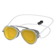 Speedo Sunny G Swim Goggles Unisex Adult - Aviator Anti-Fog UV Shield for Competitive & Recreation
