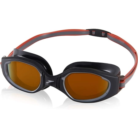 Speedo Hydro Comfort Mirrored Goggle - Mirrored Black/Amber