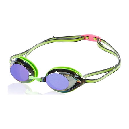 Speedo Unisex-Adult Swim Goggles Mirrored Vanquisher 2.0 , Key Lime