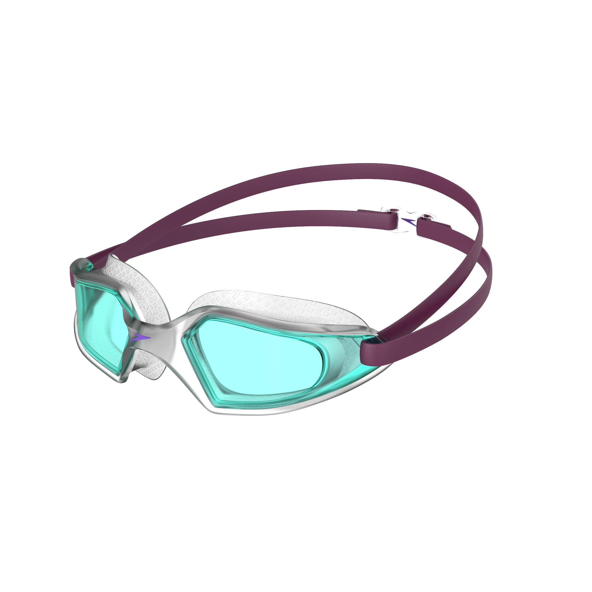 Speedo Unisex Kids Hydropulse Junior Swimming Goggles (pack of 1) 6-14 Years Deep Plum/Clear/Li