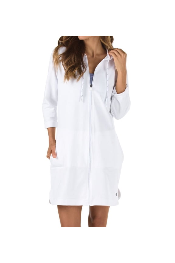 Uv Cover Up Hood One Piece Swimsuit (Women's), Size M