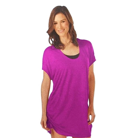 Speedo Women's Adjustable Length Swim Cover-Up Large, Very Fuchsia