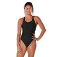 thumbnail image 1 of Speedo Women's One Piece Prolt Super Solid Pro Adult Swimsuit, Eco Team Black, Size 10/36, 1 of 3