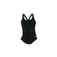 thumbnail image 1 of Speedo Women's Princess Seam Ultraback One Piece Full Swimsuit, Black, Size 18, 1 of 13