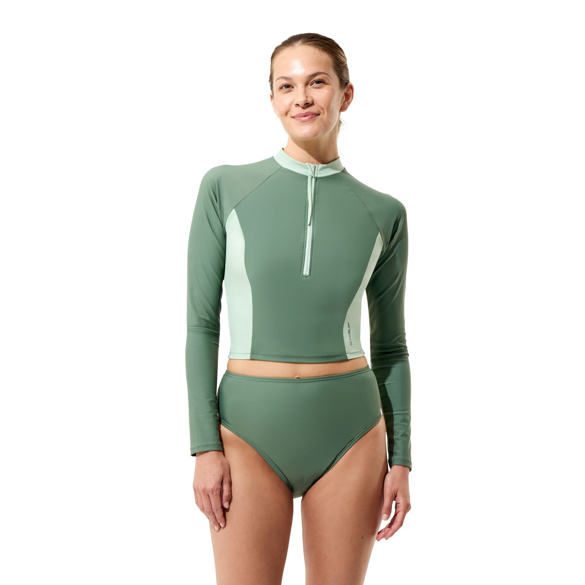 Speedo Women's Quarter Zip Swim Top, Sizes XS - XXL