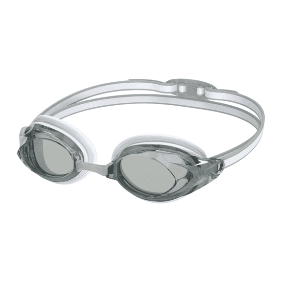 Speedo Women's Vanquisher 3.0 Anti-Fog Swimming Goggles, White/Steel
