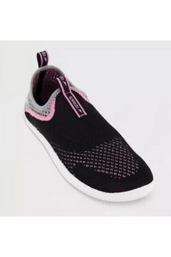 Women's Water Shoes, Surf Strider, Lightweight & Quick-Dry, Black/Pink/Gray, Size L 9-10