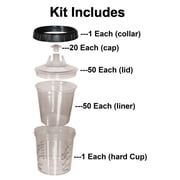 Speedokote Q-Cup 600ml Disposable Liner Cup System, 190 micron, Requires Adapter
