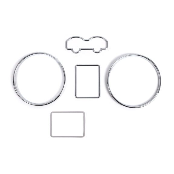 Speedometer Bezel Trim Speedometer Gauge Rings Trim for MKIV 1997-2003 Automotive Gauge Rings Bezel Set