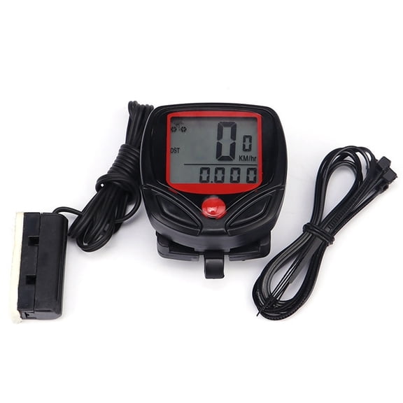 Speedometer English Code Wired Environmentally Friendly Clear Screen Cycling Computers for Bike Odometer Bike Odometer with Display Speedometer Accurate Spee