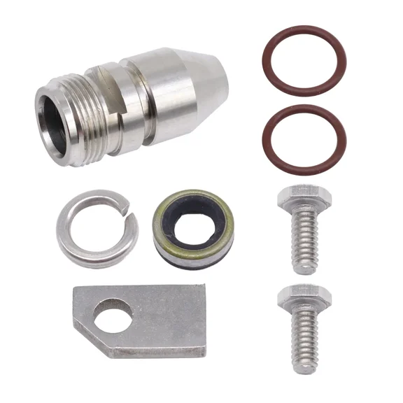 Speedometer Housing Gear Seal Kit Compatible with Chevy GM TH350 TH350C Turbo 350 with O-Ring & Metal Seal & Bolts Washers OEM#345215 25513247