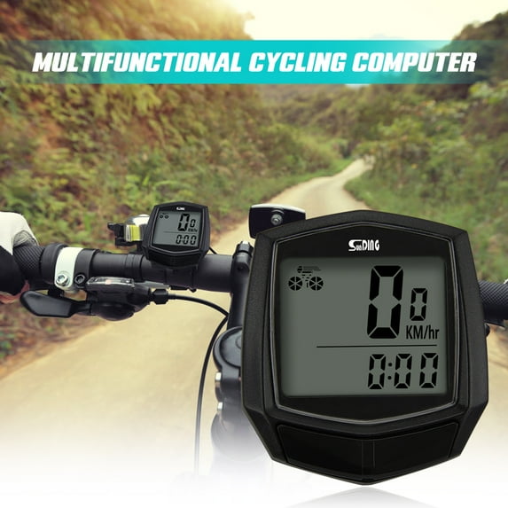 Speedometer,Rainproof Lcd Screen Type Bike Computer Wired Type Bike Lcd Screen Computer Bike Computer Rainproof Computer Wired Type Siuke Computer Computer