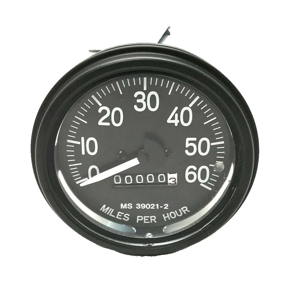 Speedometer Replacement Dashboard Gauge, 060mph, Compatible with All