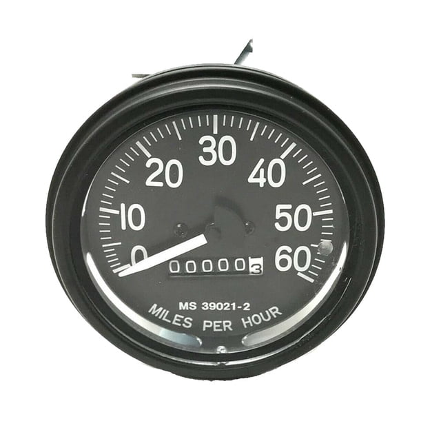 Military Speedometer Speedometer Replacement Dashboard Gauge, 0-60mph, Compatible with All ...