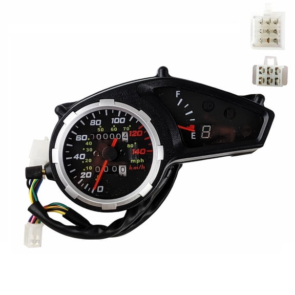 Speedometer Tachometer gauge Compatible with RPS Hawk 250 Carb & DLX X-Pro Hawk 250 Cougar Cycle Raven BSR 250cc Xmoto X88 Carb Gator 250RTS DF250RTS Replaces 22000-LA73-0903