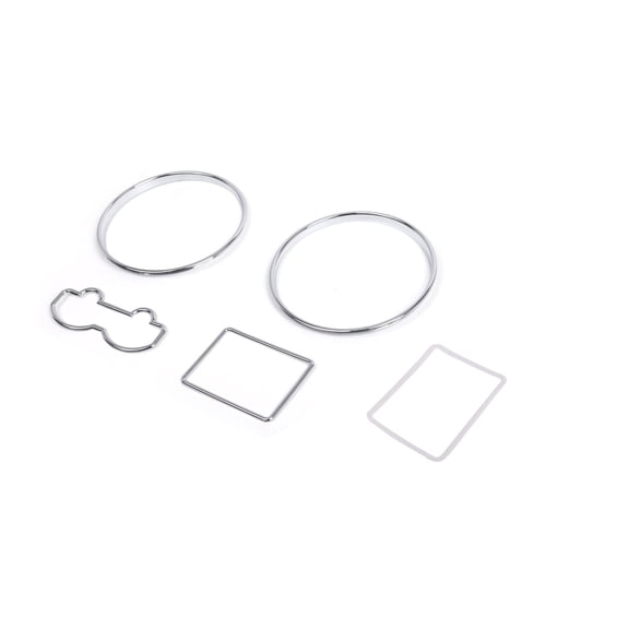 Speedometer Trim Speedometer Gauge Rings Set Dashboard Gauge Rings Trim Auto Interior Accessories