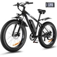 thumbnail image 1 of Speedrid 26" x 4" Fat Tire Electric Bike for Adult 3H Fast Charge, 500W Electric Mountain Bike with 48V 10.4Ah Removable Lithium-Ion Battery, Lockable Suspension Fork, Shimano 7 Speed UL2849, 1 of 13