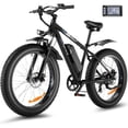 thumbnail image 1 of Speedrid 26" x 4" Fat Tire Electric Bike for Adult 3H Fast Charge, 500W Electric Mountain Bike with 48V 10.4Ah Removable Lithium-Ion Battery, Lockable Suspension Fork, Shimano 7 Speed UL2849, 1 of 13