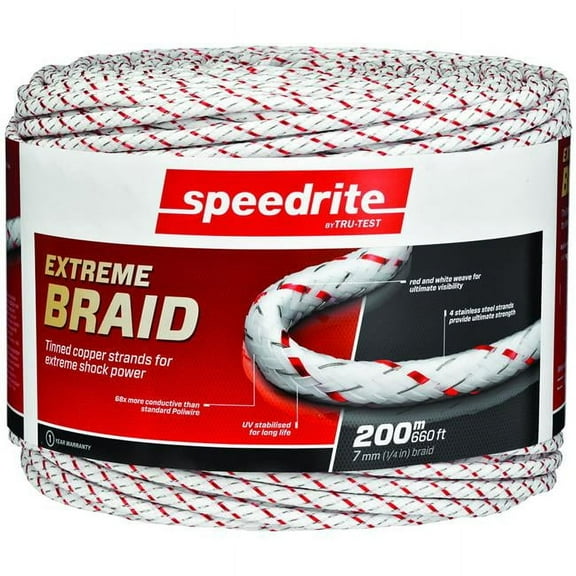 Speedrite 814540 660 ft. Extreme Braid Polyrope - White