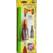 Speedsharp   High-Speed Carpenter Pencil Sharpener, BROWN