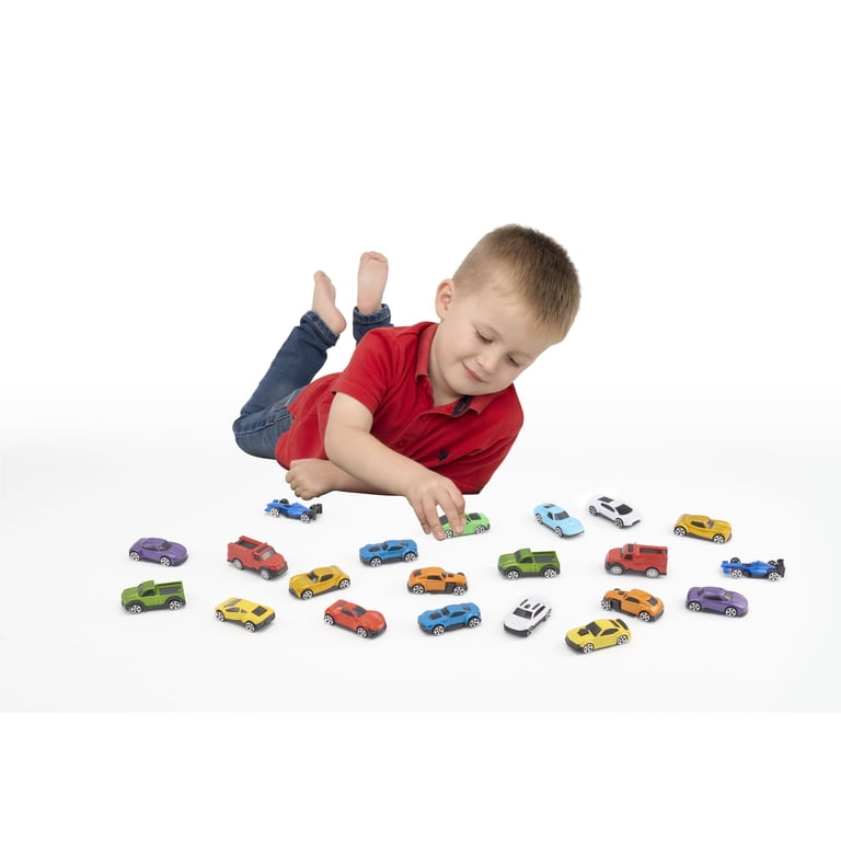 Speedsterz 21 Piece Realistic Die Cast Car Collection Play Set