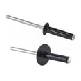 thumbnail image 1 of Speedway 3/16 Small & Large Head Alum Exploding Rivets, Black, 1 of 3