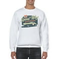 thumbnail image 1 of Speedway Classic - Retro Racing Car Graphic Men's Sweatshirt, 1 of 4
